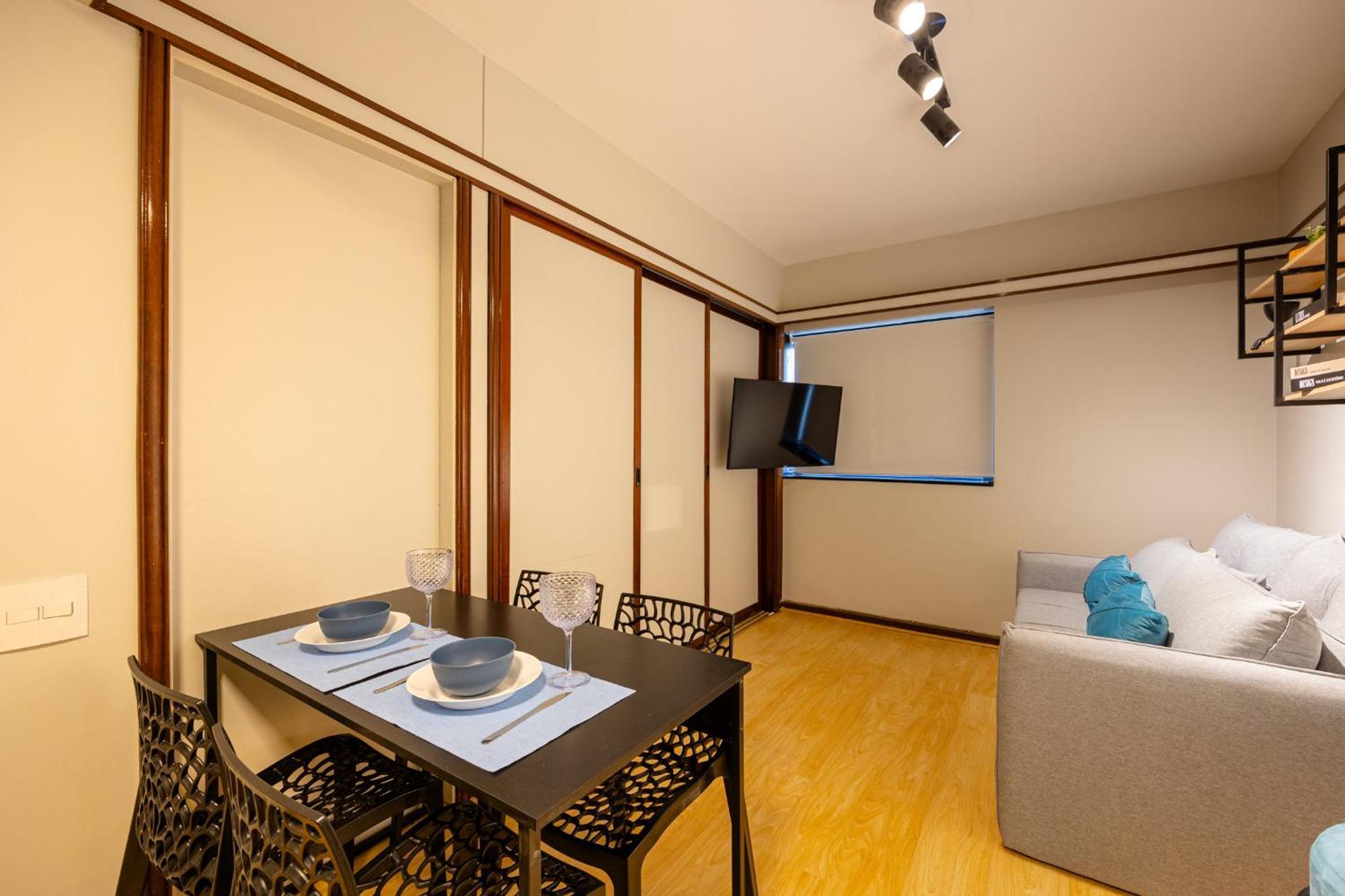 Apartamento Easy Star - Aconchegante Flat Perto Do Shopping Pamplona - Hq03i
