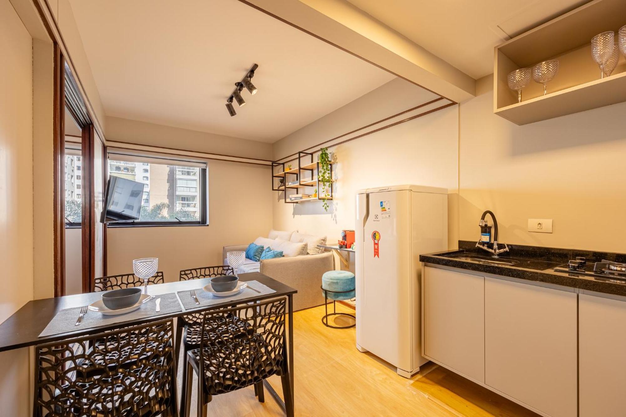 Apartamento Easy Star - Aconchegante Flat Perto Do Shopping Pamplona - Hq03i São Paulo