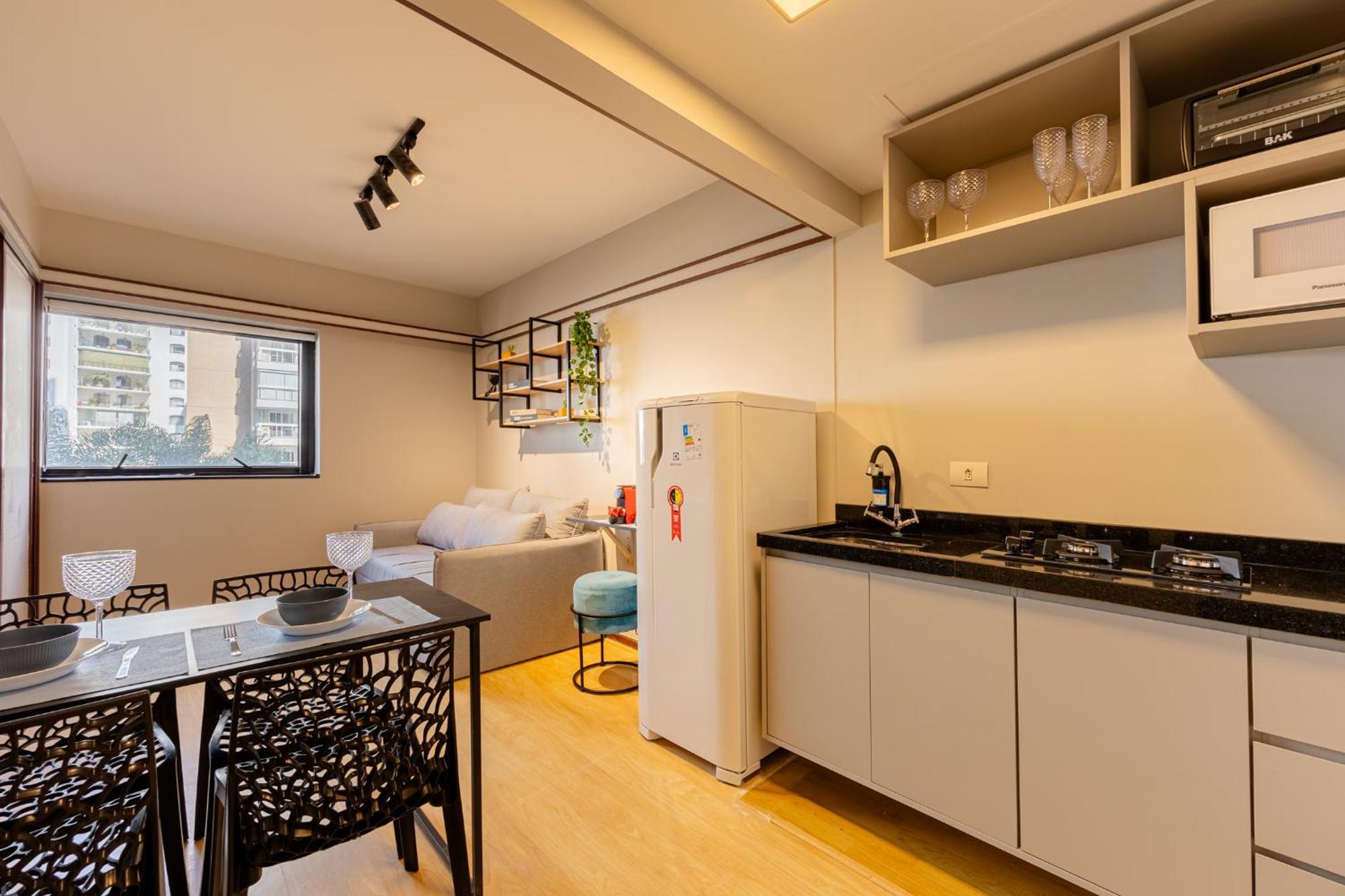 Apartamento Easy Star - Aconchegante Flat Perto Do Shopping Pamplona - Hq03i