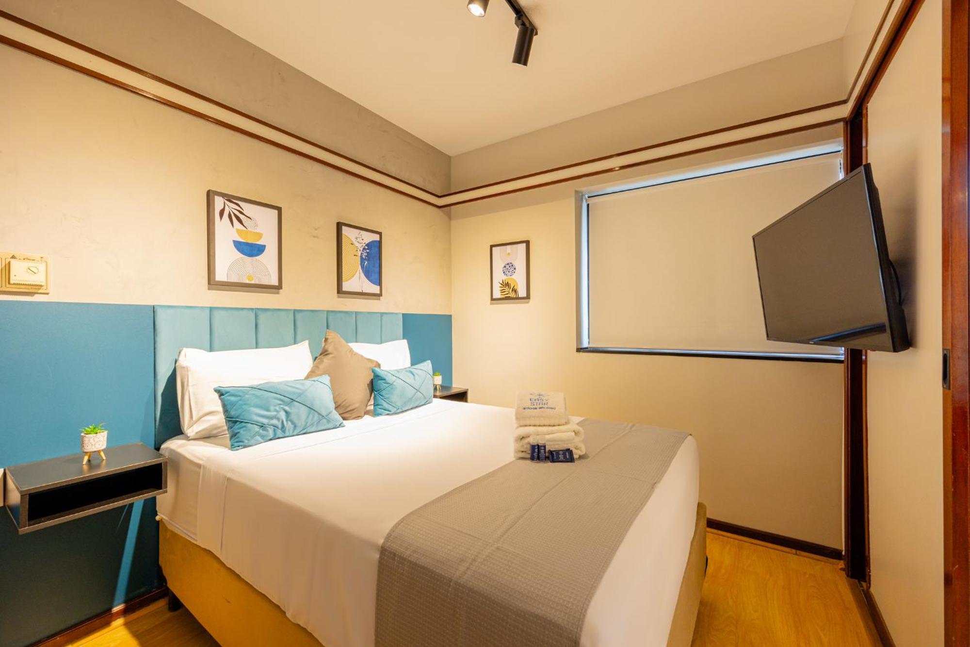 Apartamento Easy Star - Aconchegante Flat Perto Do Shopping Pamplona - Hq03i